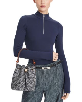 T Monogram Bucket Bag