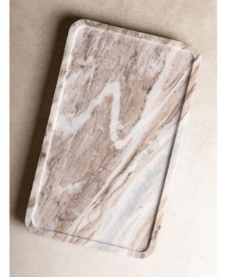 Clover Beige Marble Tray