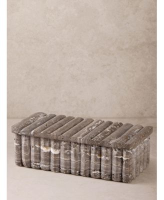Cuba Travertine Decorative Box