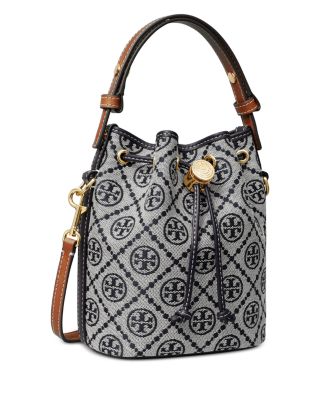 T Monogram Mini Bucket Bag