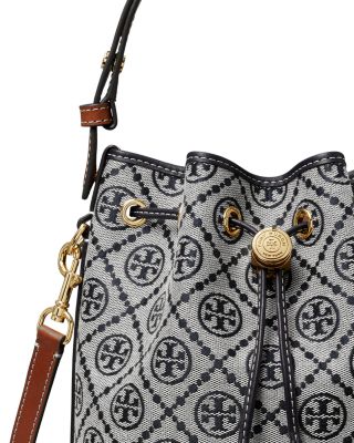 T Monogram Bucket Bag
