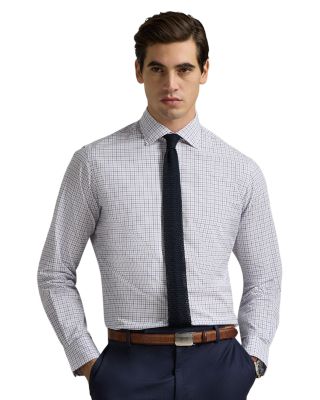 Polo Ralph Lauren - Cotton Classic Fit Long Sleeve Tattersall Poplin Shirt