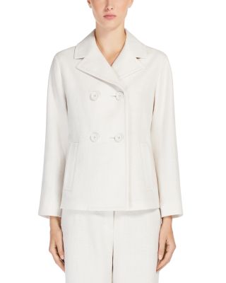 ジャケット MAX MARA Women Jackets 2421366182600003 White Max Mara Kasia Jacket | Bloomingdale's