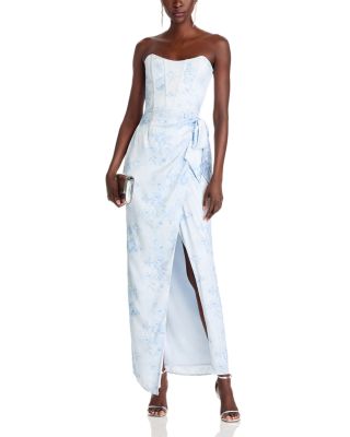 June Corset Wrap Tie Dress