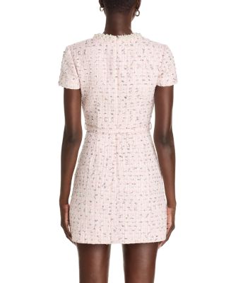 Embellished Boucl&eacute; Mini Dress
