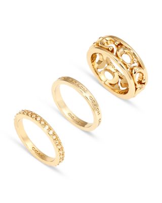 Signature Openwork Ring Set