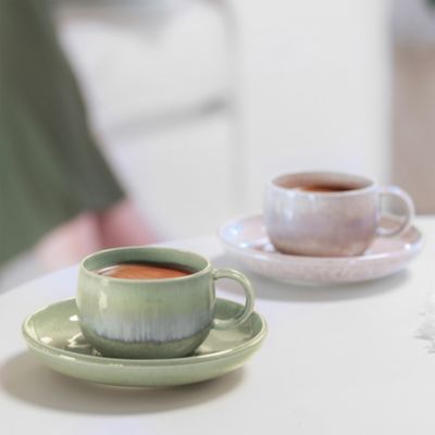 Perlemor Alga Espresso Saucer