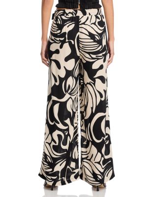 Tie Belt Baggy Pants