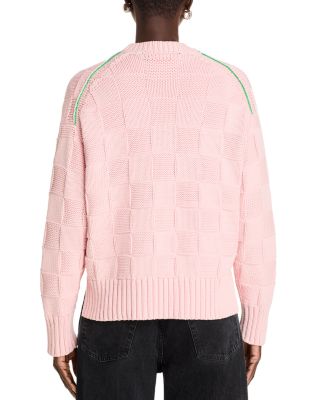 Checkered Texture Sweater