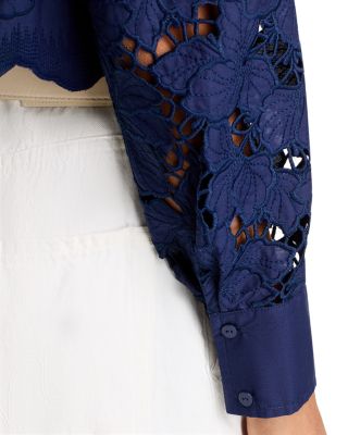 Seychelle Lace Button Front Shirt