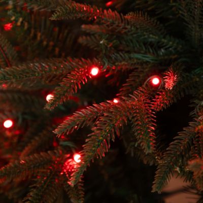 6&#39; Pre Lit Artificial Edmonton Fir Light Show Memory Shape Christmas Tree with Instant Connect Technology and 300 Color Changing LED Lights