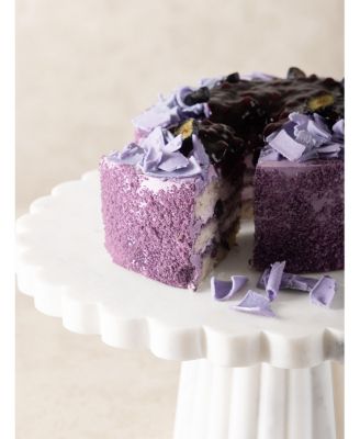 Bobby White Marble Cake Stand