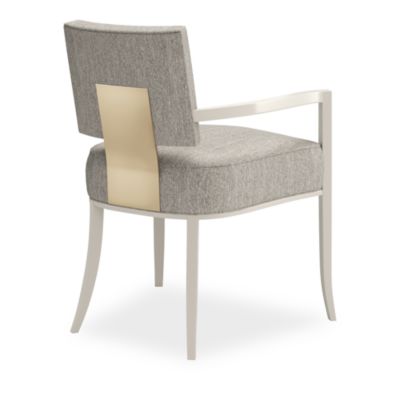 Reserved Seating Arm Chair - Warm Gray