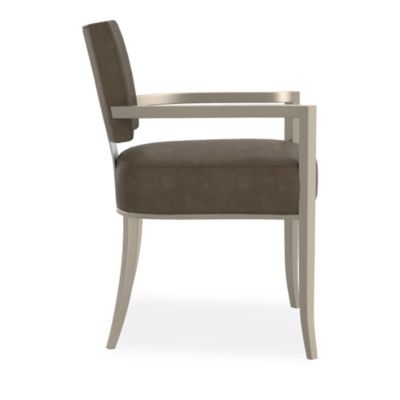 Reserved Seating Arm Chair - Dark Brown