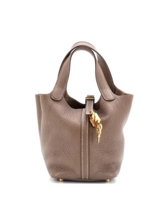 Pre-Owned HERMES Pm Picotin Lock Bag Clemence