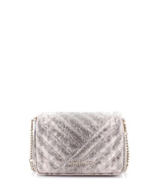 Small Serpenti Cabochon Shoulder Bag Diagonal Quilted Metallic Karung