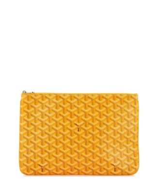 Pre-Owned Goyard - MM Senat Zip Pouch Coated Canvas