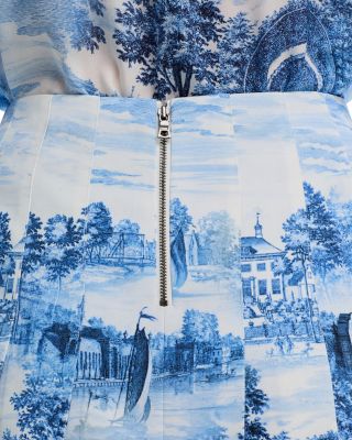 Carter Stitch Pleated Mini Skirt