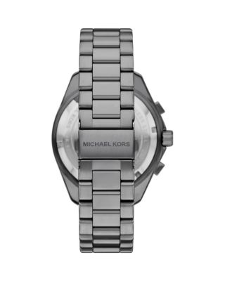 Maritime Chronograph Gunmetal Stainless Steel Watch, 45mm