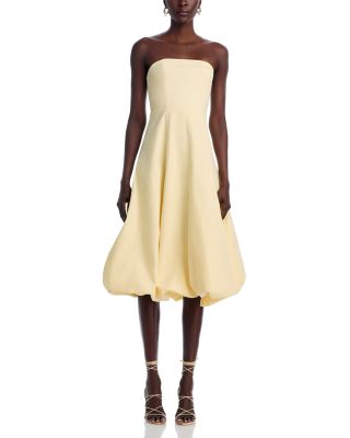 Strapless Midi Bubble Dress - Exclusive 