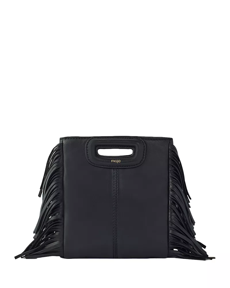 Maje M Mini Leather Bag