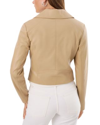 Pascale Faux Leather Moto Jacket