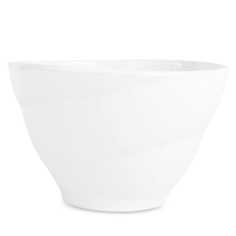Vietri Luna Deep Serving Bowl In White