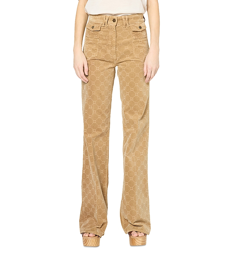 GERARD DAREL ANNA HIGH WAIST FLARED JEANS IN SAND