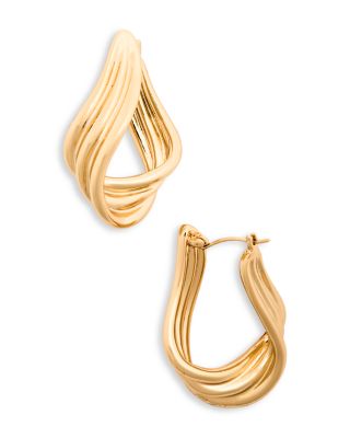 SHASHI - Lynx Twist Hoop Earrings