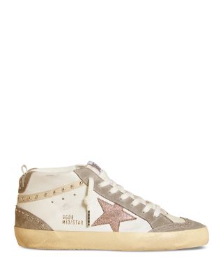 Golden Goose - Unisex Mid Star Lace Up Sneakers