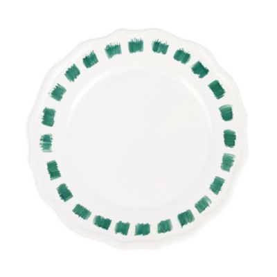VIETRI - Lisbon Green Stitch Salad Plate