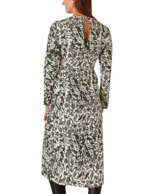 Cut Stems Ruched Side Dress