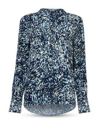 Leopard Swirl Print Shirt