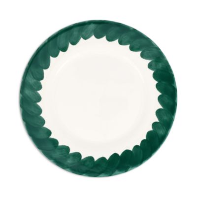 VIETRI - Lisbon Green Brushstroke Dinner Plate