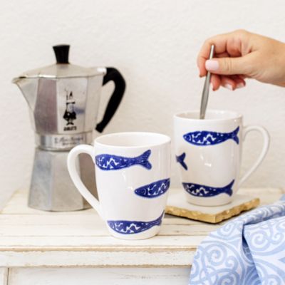 Santorini Minnows Mug