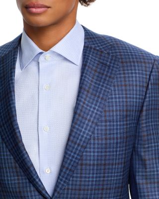 Siena Check Windowpane Regular Fit Sport Coat