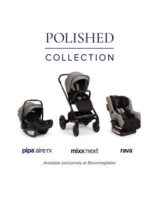 Nuna - Polished Collection PIPA AIRE RX Infant Car Seat, RAVA Convertible Car Seat & MIXX Next Stroller - Exclusive