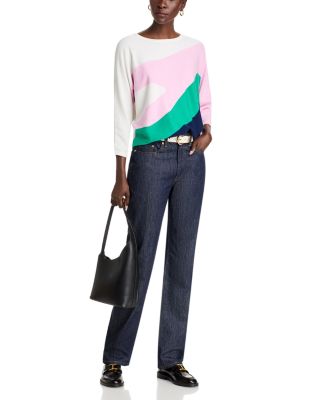 Dolman Sleeve Crewneck Sweater