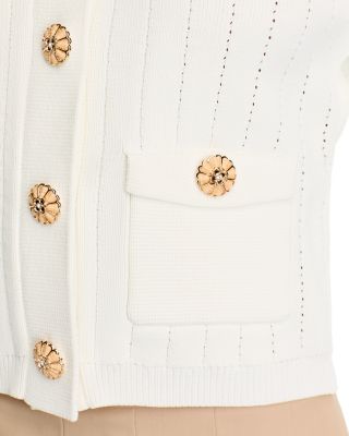 Patty Collared Cardigan Sweater 