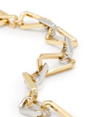 Signature Two Tone Hexagon Twist Link Bracelet
