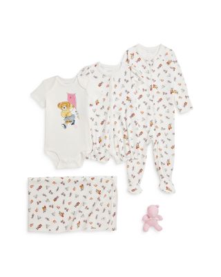 Girls' Polo Bear Cotton Gift Set - Baby