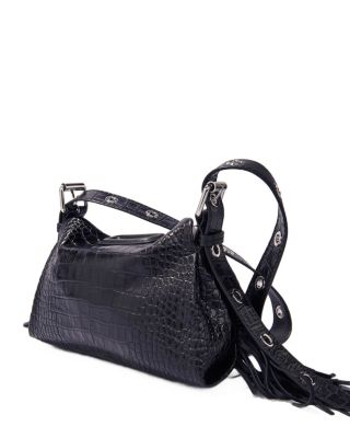 Miss M Mini Embossed Leather Bag