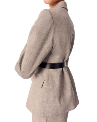 Belted Suit Jacket