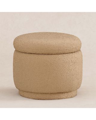 Enoki Boucl&eacute; Storage Ottoman