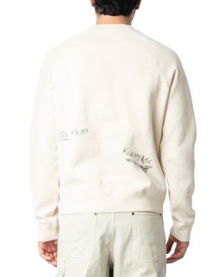 Uppy Graffiti Print Sweatshirt