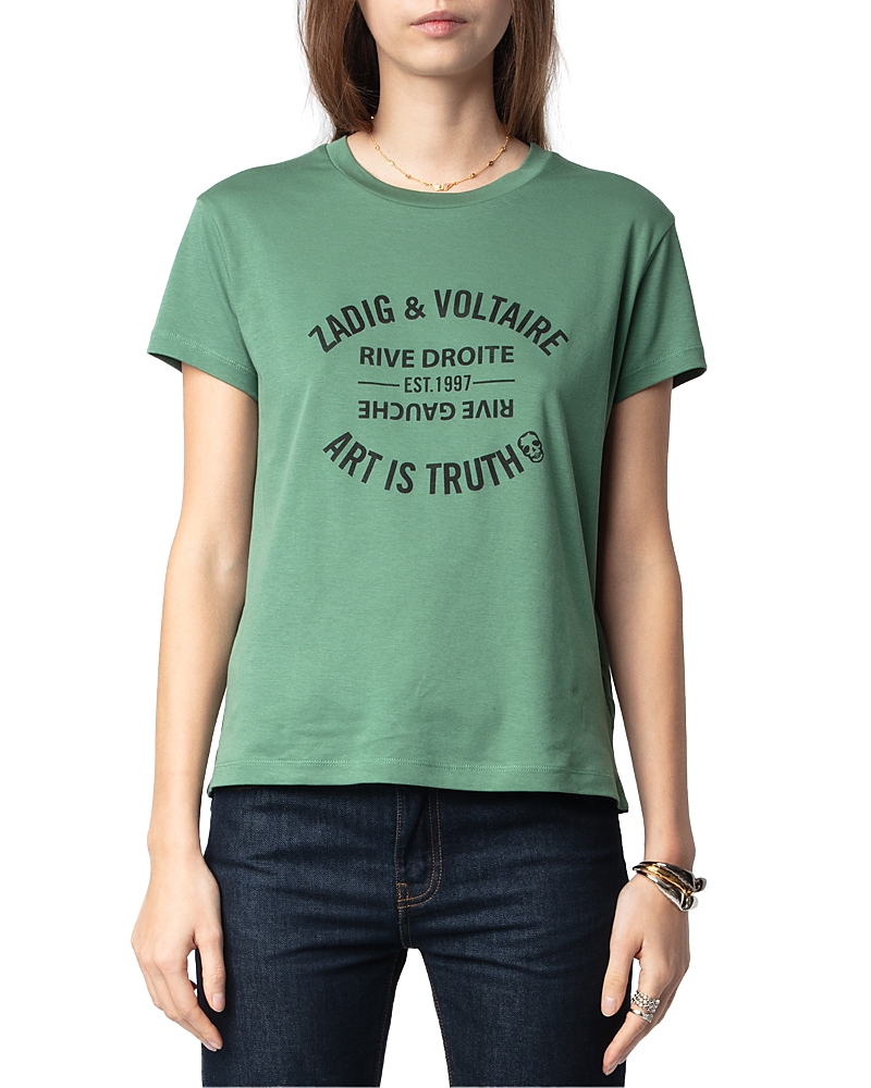 Zadig & Voltaire Walk T-shirt In Coriander