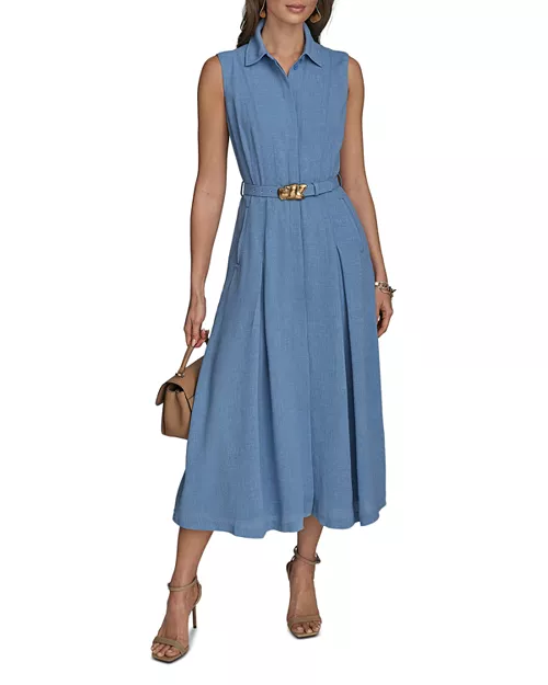 a line midi dress