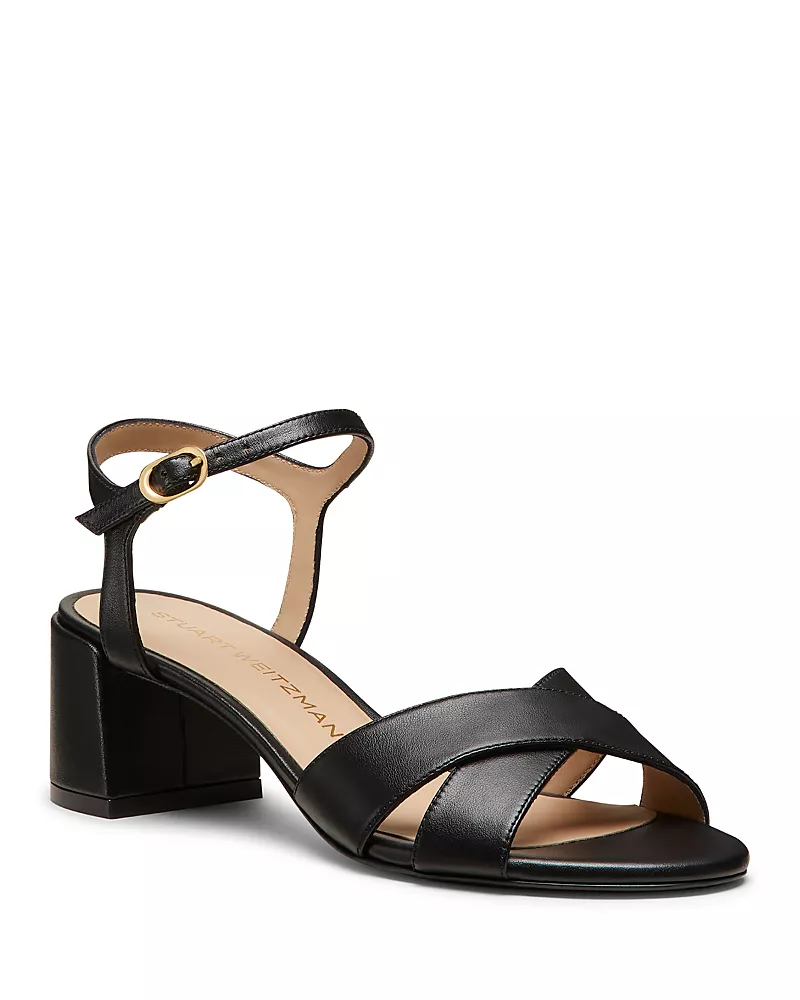 Stuart Weitzman Women's Dayna Block 50 Sandals