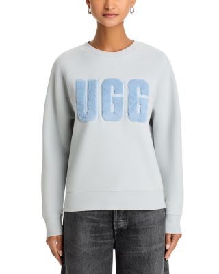 UGG® Madeline Fuzzy Logo Crewneck Sweater | Bloomingdale's