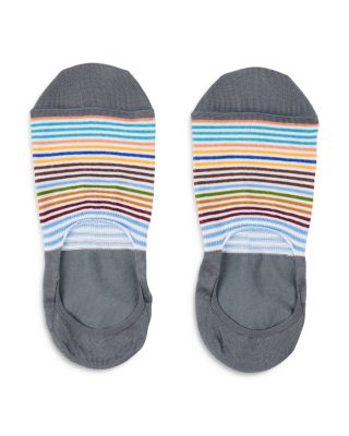 Stripe No Show Socks, Pack of 3